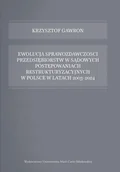 Ekonomia - Ewolucja sprawozdawczości przedsiębiorstw... - Krzysztof Gawron - książka - miniaturka - grafika 1