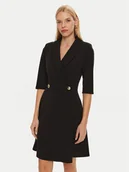 Sukienki - Rinascimento Sukienka koktajlowa CFC0121083003 Czarny Regular Fit - miniaturka - grafika 1