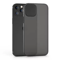 Etui i futerały do telefonów - Tech-Protect Etui Ultraslim 0.4mm do iPhone 12 / 12 Pro Matte Black - miniaturka - grafika 1