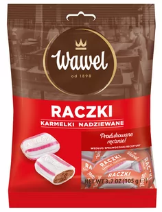 Cukierki Karmelki Raczki Wawel 105G - Cukierki - miniaturka - grafika 1