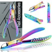 Akcesoria do paznokci - Cążki cęgi do grubych wrastających paznokci skórek obcinaczki nożyczki manicure gabinet SPA wielokolorowe - miniaturka - grafika 1