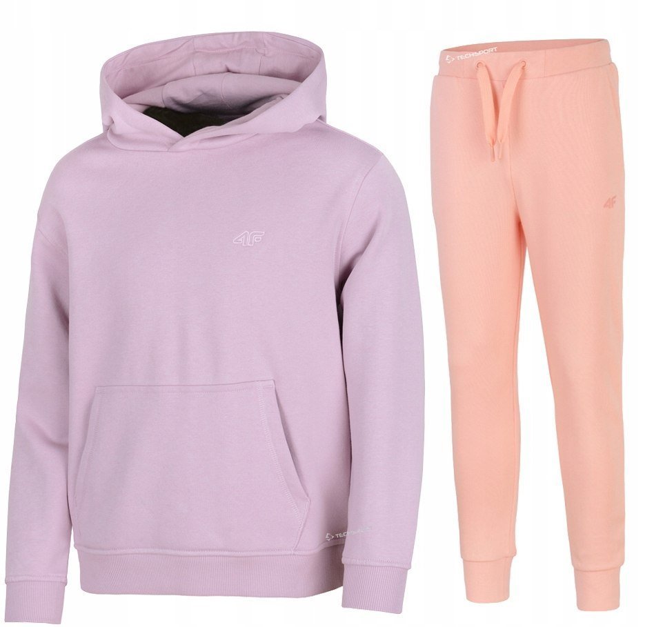 4F OCIEPLANY DZIEWCZÄCY DRES KOMPLET BLUZA SPODNIE / rozm 158