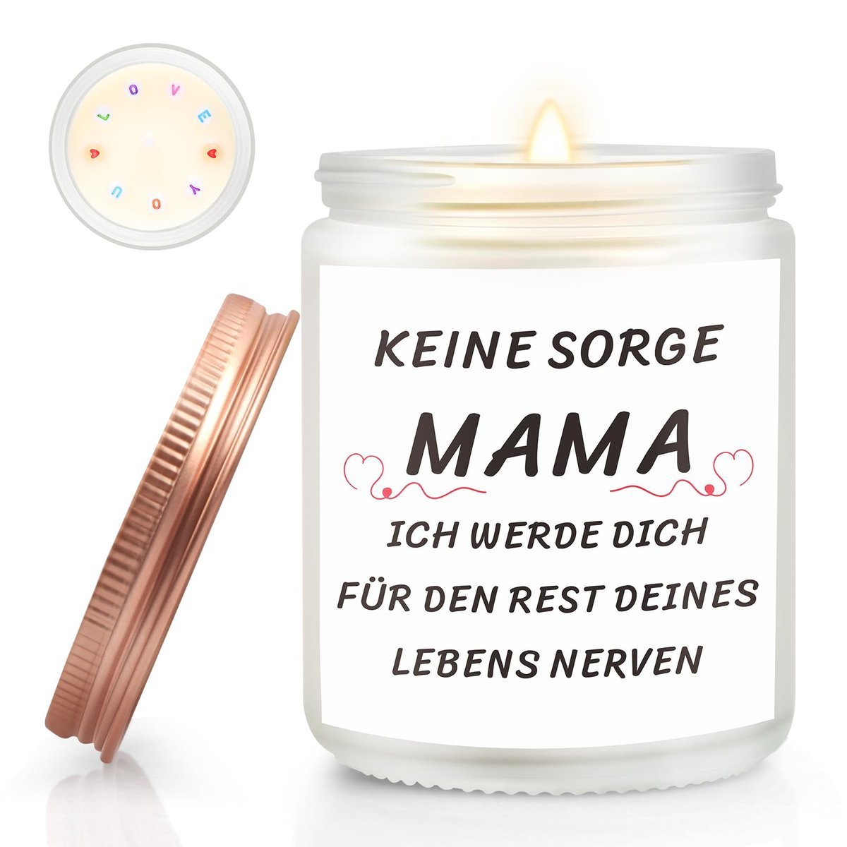 Świeca Zapachowa dla Mamy Prezent Dzień Matki Zapach Drzewa Sandałowego