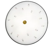 Lampy sufitowe - Kolarz 731.U14.4.70- Lampa sufitowa NONNA 4xE27/60W/230V śr. 54 cm czarna/mosiądz - miniaturka - grafika 1