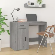 Biurka - vidaXL Biurko, szary dąb sonoma, 100x49x75 cm, materiał drewnopochodny - miniaturka - grafika 1
