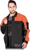 Odzież robocza - BLUZA OCHRONNA REIS PRO-J; CZARNO-POMARAŃCZOWO-SZARY (XL) - miniaturka - grafika 1