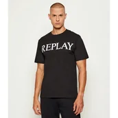 Koszulki męskie - Replay T-shirt Regular Fit - miniaturka - grafika 1