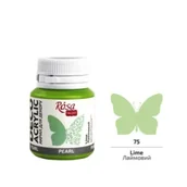 Farby i media malarskie - Rosa Farba akrylowa perłowa lime 75 20ml - miniaturka - grafika 1