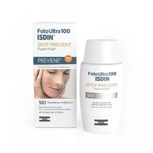 ISDIN Isdin Fotoultra 100 SPOT PREVENT Fluid SPF 50+, 50ml - Kremy do twarzy z filtrem - miniaturka - grafika 1