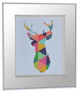 Ramki na zdjęcia - Lustrzana ramka, EWAX, Kolorowy Renifer, 30x35 cm - miniaturka - grafika 1