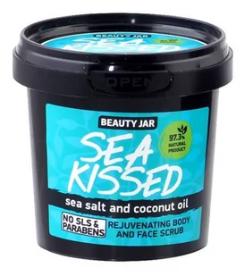 Beauty Jar Beauty Jar SEA KISSED Regenerujący scrub do ciała i twarzy sól morska i olej kokosowy 200g - Peelingi i scruby do twarzy - miniaturka - grafika 1