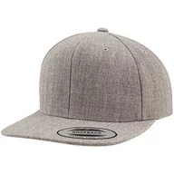 Czapki damskie - Flexfit Klasyczna czapka snapback, czapka uniseks dla kobiet i mężczyzn, w wielu kolorach, rozmiary one size i dzieci szary wrzosowy/wrzosowy Rozmiar uniwersalny 6089M - miniaturka - grafika 1