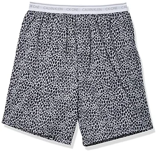 calvin klein Męskie szorty do snu, mini żyrafa nadruk_szary wrzos, S - Spodenki damskie - miniaturka - grafika 1