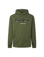 Koszule męskie - Pepe Jeans Bluza z kapturem Lamont Koszula Męska, Zielony (Tymianek), L - miniaturka - grafika 1