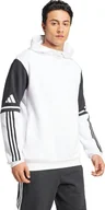Bluzy męskie - Bluza męska adidas Squadra 25 Sweat Hoody biało-czarna JD2976 S - miniaturka - grafika 1