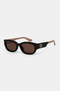 Gucci okulary przeciwsłoneczne damskie kolor czarny GG1667SK - Okulary przeciwsłoneczne - miniaturka - grafika 1