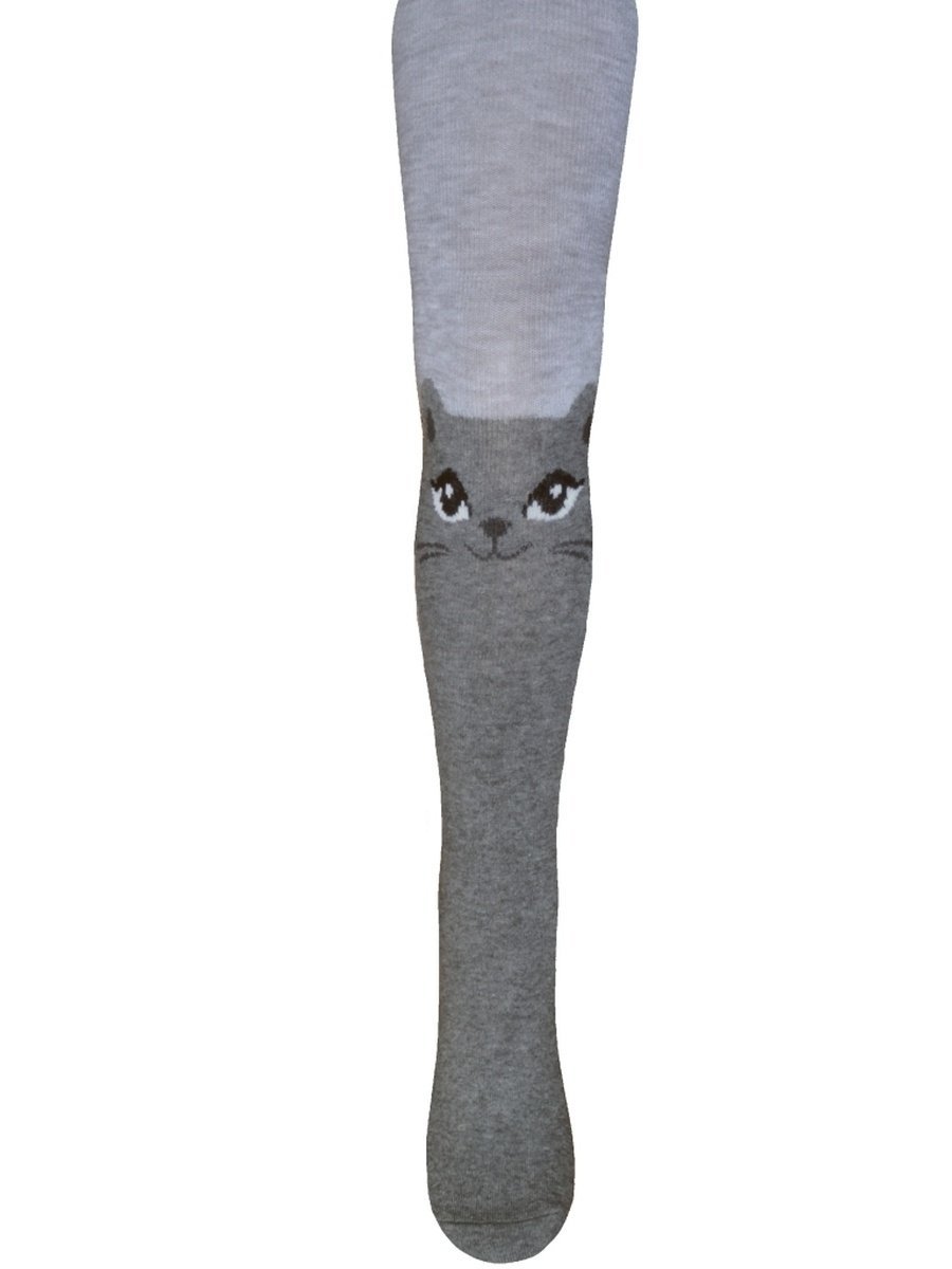 Dziecięce rajstopy bawełniane kot Milusie r.140/146