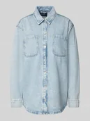 Kurtki damskie - Kurtka koszulowa z nakładanymi kieszeniami na piersi model ‘ALVA’ - miniaturka - grafika 1