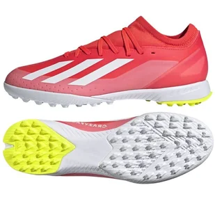 Buty piłkarskie adidas X Crazyfast League Tf IF0699 czerwone - Piłka nożna - miniaturka - grafika 1