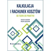 Kalkulacja i rachunek kosztów od teorii do praktyki Piotr Szczypa red.) - Ekonomia - miniaturka - grafika 1