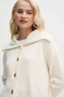 Swetry damskie - Pepe Jeans sweter IRMA CARDIGAN damski kolor beżowy PL702189 - miniaturka - grafika 1