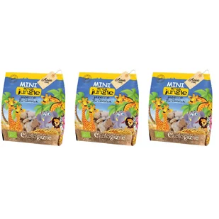 Bio Ania Ciastka mini jungle Zestaw 3 x 100 g Bio - słodycze lub przekąska - Ciastka - miniaturka - grafika 1