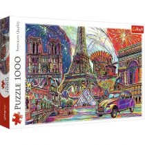 Trefl Puzzle 10524 Kolory Paryża 1000 elementów ŁÓDŹ 10524 - Puzzle - miniaturka - grafika 2