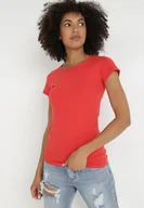 Koszulki i topy damskie - Czerwony T-shirt Gathanthei - miniaturka - grafika 1