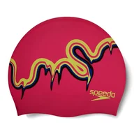 Pływanie - Czepek pływacki dla dzieci Speedo Slogan Print Cap - miniaturka - grafika 1