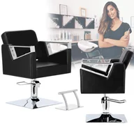 Fotele fryzjerskie - Fotel fryzjerski barberski hydrauliczny do salonu fryzjerskiego Tomas - miniaturka - grafika 1