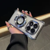 Inne - TEMU Odpowiednie dla Xiaomi Redmi Note 14 4G 5G/Note 14 PRO 5G/Note 14 Pro + etui na telefon z pierścieniem, luksusowe elektroplatowanie, bezpieczne - miniaturka - grafika 1