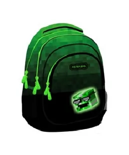 Astrabag, Plecak trzykomorowy - Pixel Hero (AB300) - Plecaki - miniaturka - grafika 1