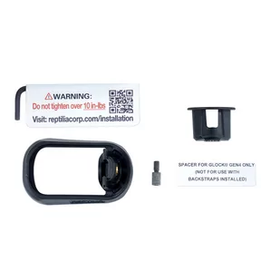 Reptilia - Magwell Blackhole do pistoletu Glock 19/23 Gen 3 & 4 - Czarny - 100-005 - Osprzęt do wiatrówek - miniaturka - grafika 3
