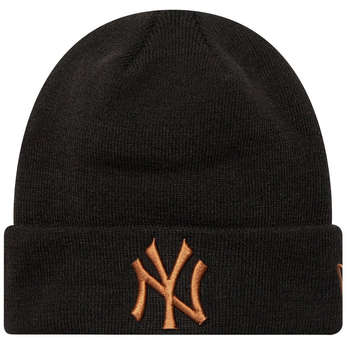 New Era League Essential New York Yankees Beanie Hat 60580722, Kobieta/Mężczyzna, Czapka, Czarny