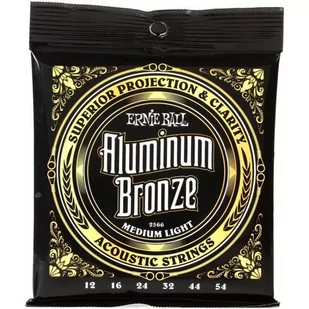 Ernie Ball 2566 Aluminium struny do gitary akustycznej 12-54 - Struny gitarowe  - miniaturka - grafika 1
