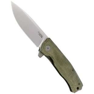 Nóż składany LionSteel Myto, Green Canvas Micarta, Satin M390 by Michele Pensato (MT01 CVG) - Noże - miniaturka - grafika 4