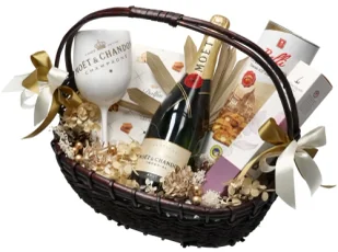 Kosz Delikatesowy Beżowa impresja - Zestawy upominkowe - miniaturka - grafika 1