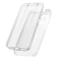 Etui i futerały do telefonów - Etui 360° do Xiaomi Redmi Note 10 Pro Elastyczny przód i sztywny tył — przezroczyste - miniaturka - grafika 1