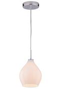 Lampy sufitowe - CosmoLight Lampa wisząca Kuala Lumpur P01540WH nowoczesna szklana oprawa wisząca Lampa wisząca Kuala Lumpur P01540WH nowoczesna szklana oprawa wisząca - miniaturka - grafika 1