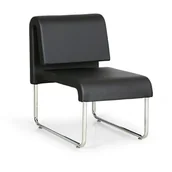 Sofy i kanapy - B2B Partner Fotel PUBLIC, czarny 312H - H22 - miniaturka - grafika 1