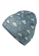 Czapki damskie - Sterntaler Czapka beanie dla dzieci, uniseks, niebieski, 39 - miniaturka - grafika 1
