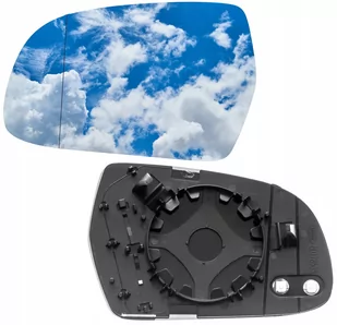 SZKŁO WKŁAD LUSTERKA LEWE AUDI A3 8P A4 B8 A5 A8 - Lusterka samochodowe - miniaturka - grafika 1