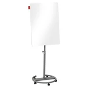 Tablice i flipcharty - Flipchart mobilny szklany suchościeralny magnetyczny 70x100cm - miniaturka - grafika 1