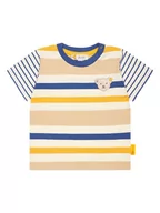 Kaftaniki dla niemowląt - Steiff Koszulka w kolorze beżowo-żółtym - miniaturka - grafika 1