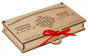 Pudełko Na Pieniądze I Komunia Święta Prezent Komunijny Dla Dziecka - Pudełka i szkatułki - miniaturka - grafika 1