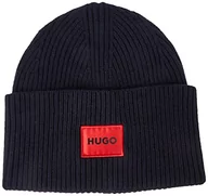 Czapki męskie - HUGO czapka męska, Navy410, jeden rozmiar - miniaturka - grafika 1
