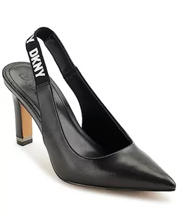 DKNY Damskie czółenka Cian Leather Slingback, czarny/biały, 37,5 EU, czarny biały, 37.5 EU - Czółenka - miniaturka - grafika 1