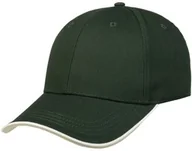 Czapki i chusty sportowe męskie - Czapka Zoom Piping Sandwich, ciemnozielony - miniaturka - grafika 1