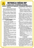 Instrukcje stanowiskowe BHP - IAA11 INSTRUKCJA OGÓLNA BHP W CZASIE ZAJĘĆ WYCHOWANIA FIZYCZNEGO, HN - PŁYTA ELASTYCZNA 0,4MM; (245X350MM) - miniaturka - grafika 1