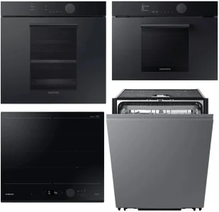 Zestaw AGD do zabudowy Samsung Zmywarka DW60BG830I00ET + Piekarnik parowy Infinite Line NV75T9979CD + Piekarnik kompaktowy NQ50T9539BD + Płyta NZ64B7799GK - Zestawy AGD - miniaturka - grafika 1